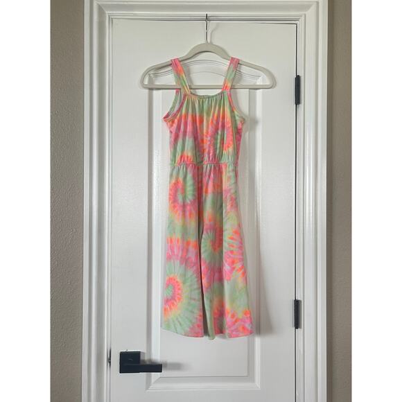GIRLS WONDER NATION NEON MULTI COLORED ROMPER SZ 6/6X SMALL - Picture 6 of 6